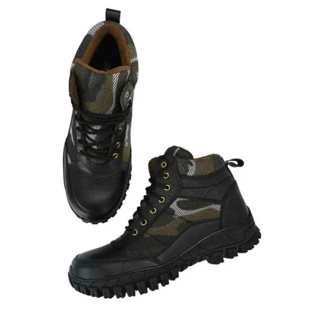 ArmaDuro AD1001 Leather Steel Toe Black Work Safety Shoes - Image 2
