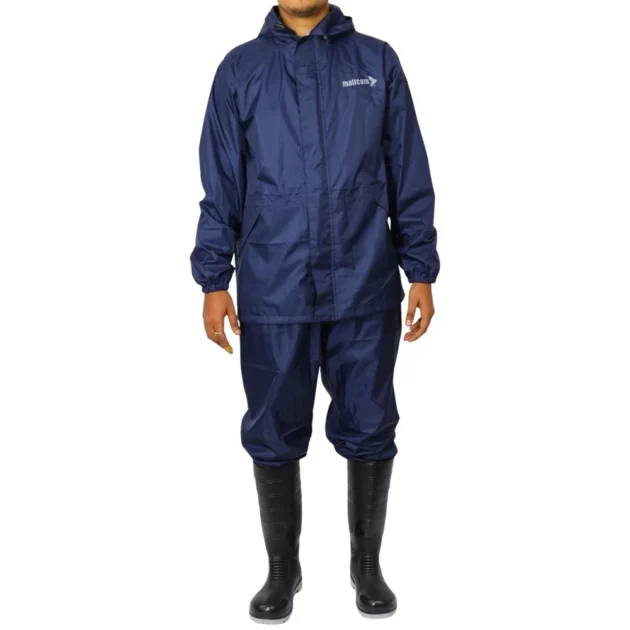 PROCLO R13 – Rain Wear Garment: Two Pieces Rainwear Suit with Adjustable Hood