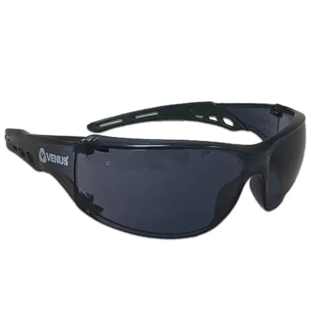 Venus E-306-GHC Dark Lens Polycarbonate Full Rim Safety Goggles with Anti Fog, UV Protection & Anti Scratch, 21090