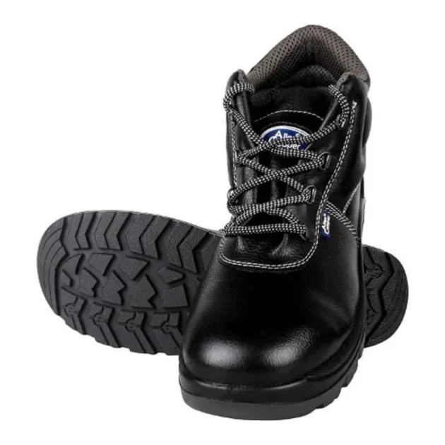 Allen Cooper AC 1008 Antistatic Steel Toe Black & Grey Work Safety Shoes - Image 3