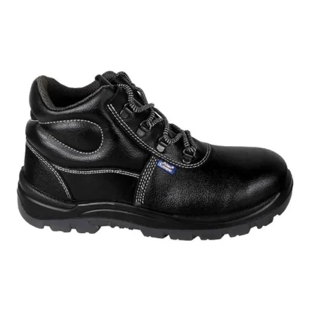 Allen Cooper AC 1008 Antistatic Steel Toe Black & Grey Work Safety Shoes - Image 2