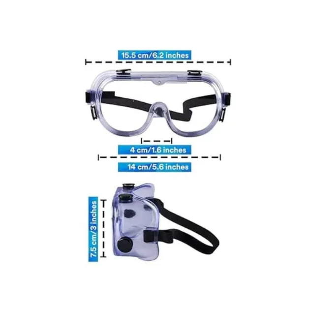 3M Polycarbonate Safety Goggles, 1621 - Image 4