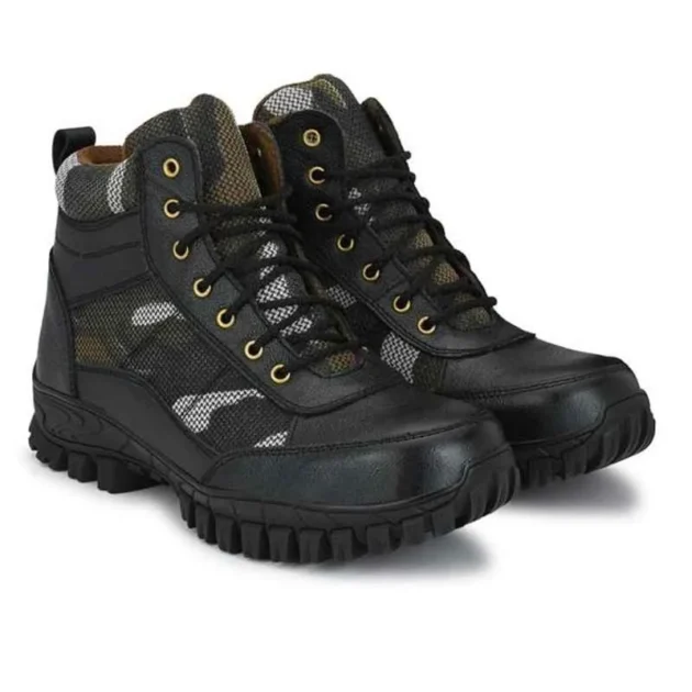 ArmaDuro AD1001 Leather Steel Toe Black Work Safety Shoes - Image 5