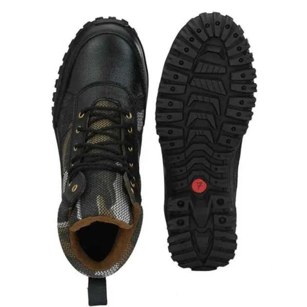 ArmaDuro AD1001 Leather Steel Toe Black Work Safety Shoes - Image 3