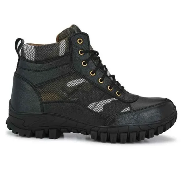 ArmaDuro AD1001 Leather Steel Toe Black Work Safety Shoes - Image 4