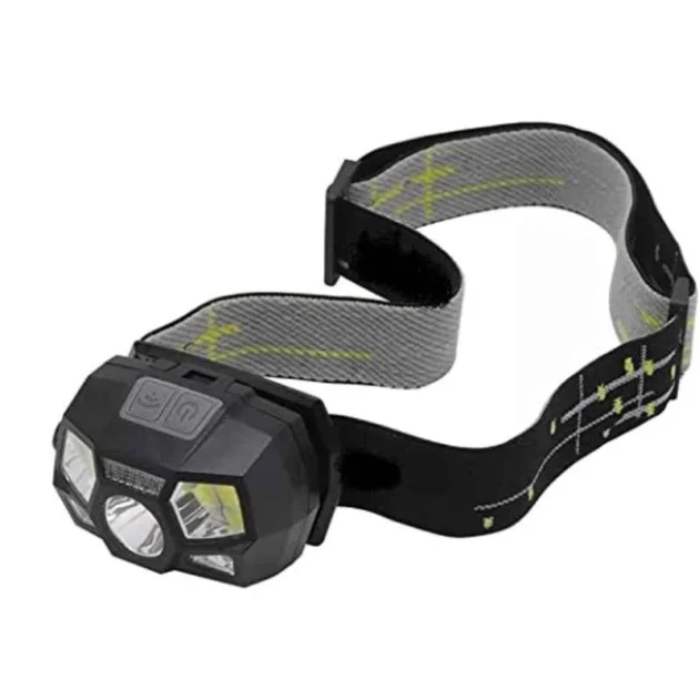 Powerful Rechargeable Waterproof Headlamp for Outdoor and Industrial Use