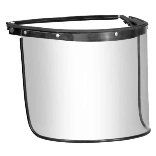 Shree Arc 6x12cm Acrylic Clear Spring Type Safety Face Shield