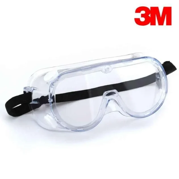 3M Polycarbonate Safety Goggles, 1621 (Pack of 10)