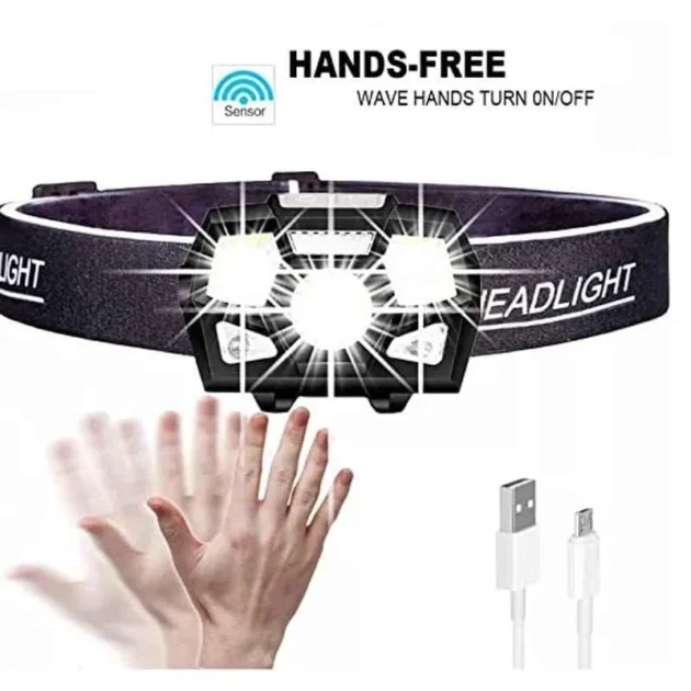 Powerful Rechargeable Waterproof Headlamp for Outdoor and Industrial Use - Image 4
