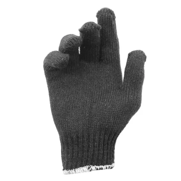 Solance 50g Cotton Grey Unisex Reusable Safety Hand Gloves - Image 3