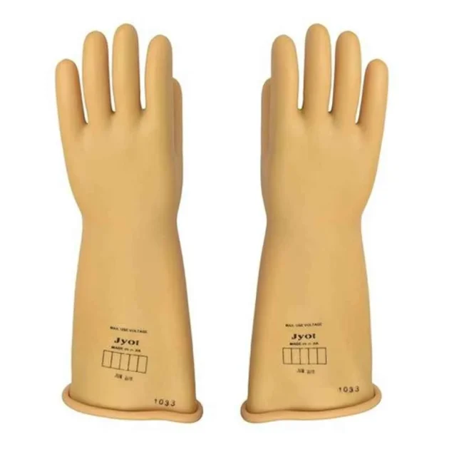 Jyot 1100V 355mm Rubber Off White Electrical Hand Gloves