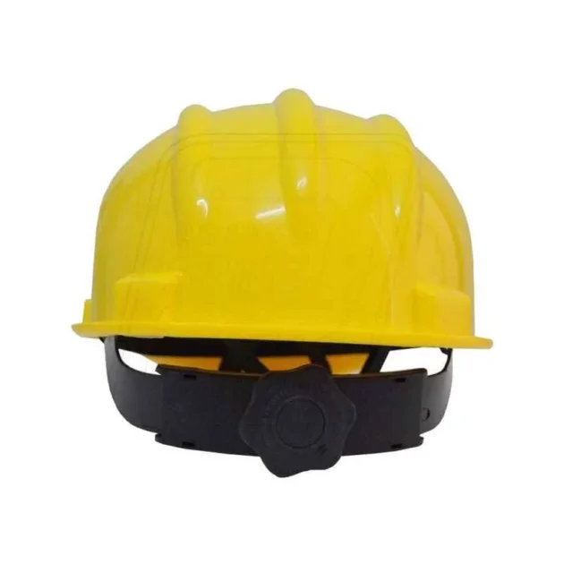 Karam Plastic Yellow Cradle Ratchet Type Safety Helmet, PN 521 - Image 6