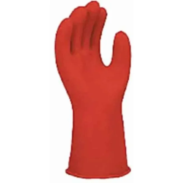 Stylera 10-inch Red Rubber Safety Hand Gloves (Pack of 2) - Image 4