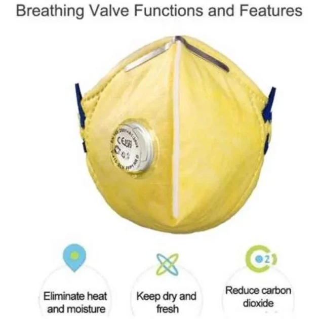 Venus V-410 Yellow Nose Mask (Pack of 100) - Image 2