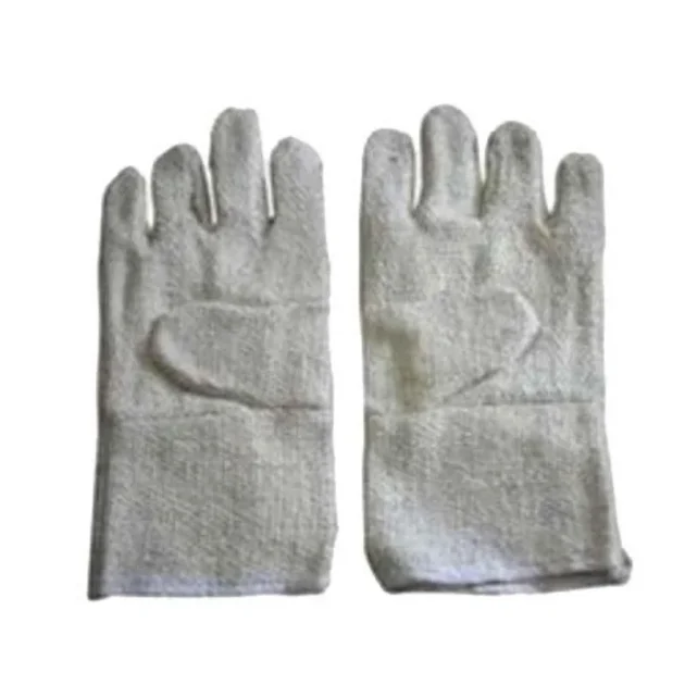 SSWW 12-inch Grey Asbestos Safety Hand Gloves (Pack of 80)