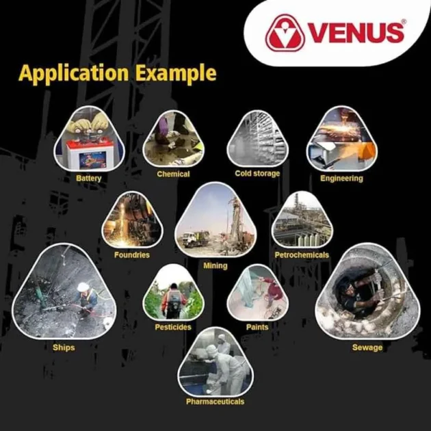 Venus V-999 Full Face Respiratory Mask with V-7900 Filters - Image 2