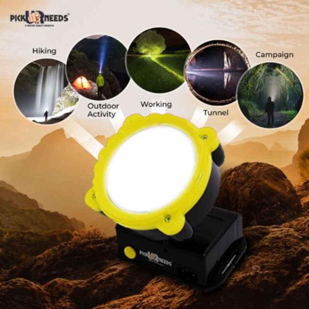 Pick Ur Needs 25W Yellow Rechargeable LED Laser Torch - Image 2