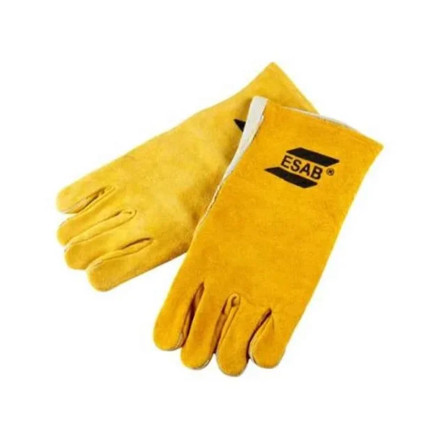 ESAB Yellow Split Leather Welding Hand Gloves