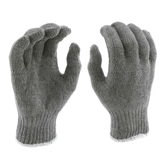 Solance 50g Cotton Grey Unisex Reusable Safety Hand Gloves