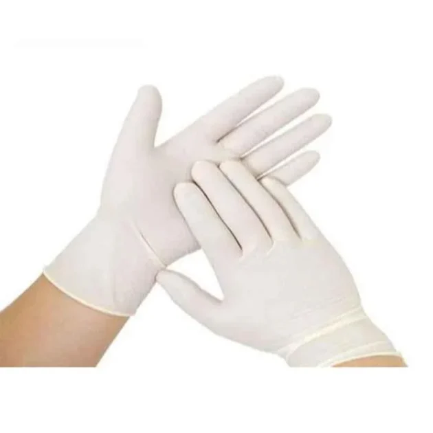 Mastership 50 Pcs 10-inch Non-Sterile White Surgical Hand Gloves - Image 2