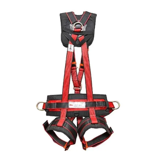 RSH Polyester Red & Black Full Body Safety Harness, RSH056 - Image 4
