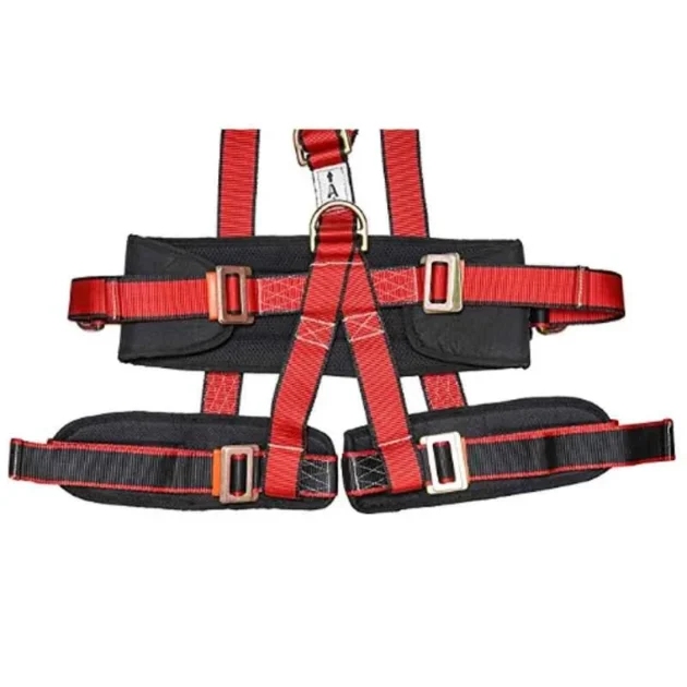 RSH Polyester Red & Black Full Body Safety Harness, RSH056 - Image 3