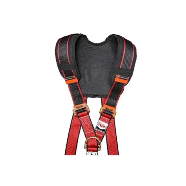 RSH Polyester Red & Black Full Body Safety Harness, RSH056 - Image 2